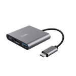 Trust Dalyx USB 3.2 Gen 1 (3.1 Gen 1) USB-C Alumiinium, Must
