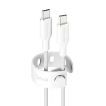 PanzerGlass empower&trade; by &reg; Racing 60W USB-C to USB-C kaabel | USB 2.0 | 2M | H&otilde;bevalge