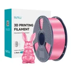 Sunlu PLA+ Silk filament 1,75mm roosa 1kg &ndash; k&otilde;rgl&auml;ikega siidviimistlus FDM 3D-printeritele