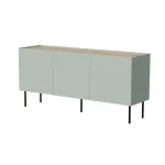 Kummut cama meble FELLINI 150&times;40&times;70 cm, oliiviv&auml;rvi &otilde;litatud tamme pealispinnaga, MDF karkass