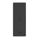 Wozinsky WNSP-NKB loodusliku kummi joogamatt - 183 x 61 x 0,5 cm - must