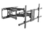 Equip 37&ndash;90-tolline kallutatav/p&ouml;&ouml;ratav TV seinakinnitus, 200 x 200 mm, 816 x 410 mm, -15 kuni 5&deg;, -60 kuni 60&deg;, teras, must