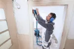 Bosch GET 75-150 Professional ekstsentrikslihvija, 750 W, 150 mm, 7300 p/min, L-BOXX, must/sinine