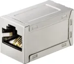 Renkforce RJ45 v&otilde;rguadapteri &uuml;hendusmuhv, CAT 6a, varjestatud, valge (RF-4562732)
