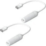 V&otilde;rgukaabel Ubiquiti UACC-Cable-Extender-C6A RJ-45 Cat6a 0,185 m valge