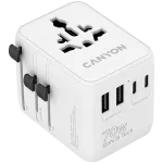 CANYON Travel Adapter OnTour 70 EU/UK/US/AUS 70W Valge
