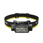 Nitecore HC70 UHE otsalamp, 1600 lm, 6 LED-i, IP68, USB-ga laetav, alumiinium, 172 g, must