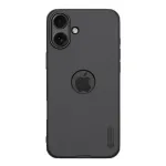 Kaitse&uuml;mbris Nillkin iPhone 16 Plus Super Frosted Pro &mdash; must, &otilde;huke k&otilde;va kest