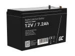 UPS-aku Green Cell AGM05 &mdash; 12 V 7,2 Ah suletud pliiaku (VRLA), 95 mm K, 151&times;65 mm, 2,15 kg