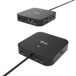 i-tec USB-C kahe kuvariga dokkimisjaam toiteedastusega 100 W