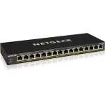 NETGEAR GS316P haldamata Gigabit Ethernet (10/100/1000) toide Etherneti kaudu (PoE) must