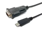 Equip USB-C &ndash; Serial DB9 kaabel M/M 1,5 m must