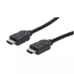 HDMI-kaabel Manhattan HDMM2MHS 2 m, isane-isane, must