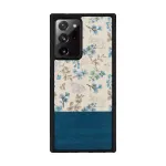 Telefoni&uuml;mbris man and wood Samsung Galaxy Note 20 Ultra jaoks &mdash; sinine lill mustal