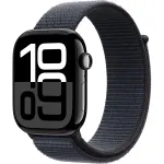 Apple Watch S10 Diamantschwarz Aluminium Sport Loop Tinte GPS + Cellular 46mm MWY53QF/A 2024