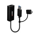 Lindy USB 3.2 Gen 1 Gigabit Ethernet Converter Wired USB Ethernet 5000 Mbit/s Must