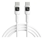 Techly ICOC-MUSB20-C60W1 USB-kaabel USB 2.0 1 m USB C Valge