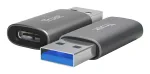 Trust Calyx USB-C USB-A hall pistik 1 USB-C pistik 2 USB-A