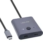 InLine USB-C-l&uuml;liti, kahesuunaline l&uuml;liti, 10 Gb/s, 100 W