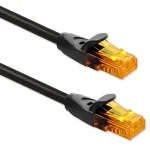 V&otilde;rguparanduskaabel UTP Cat6 QOLTEC 25 m, 2&times;RJ45, must