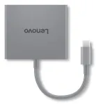 Lenovo GX91R64790 s&uuml;learvuti dokk/pordireplikaator Juhtmega USB 3.2 Gen 1 (3.1 Gen 1) USB-C Hall