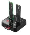 Meedia paljundaja CoreParts MS-CLONER-M2-SD Must USB USB-C M.2