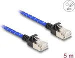 V&otilde;rgukaabel DeLOCK RJ45 &otilde;huke 5m Cat6A U/FTP sinine
