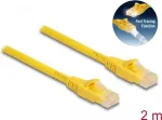V&otilde;rgukaabel DeLOCK RJ45 kaabel Cat.6A U/UTP 2m kollane