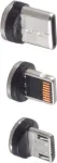 Juhtmepistik ShiverPeaks BS14-19003 USB Micro-B USB-C 8 Contact must h&otilde;bedane