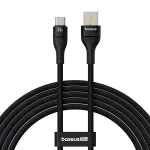 Baseus Flash 2 USB A to USB C kiirlaadimiskaabel 2 m 100 W Must