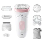 Braun Silk-epil 7 SE7-060 epilaator, 40 pintsetti, roosa/valge