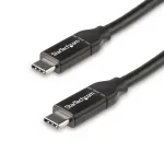 StarTech.com USB-C&ndash;USB-C kaabel, 5A PD, M/M, 0,5 m, USB 2.0, USB-IF sertifitseeritud