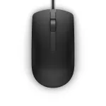 DELL Juhtmega hiir - MS116 - Must, m&otilde;lemak&auml;eline, optiline, USB Type-A, 1000 DPI, Must