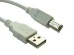 Sandberg USB 2.0 A-B-pistik 0,7 m, 0.7 m, USB A, USB B, USB 2.0, Isane/Isane, Valge