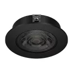 SYNERGY21 LED Recessed Ceiling Spotlight Helios Black Round Neutral White