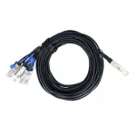 BlueLAN BL292701W3M26 &Uuml;hilduv Arista CAB-D-8S-200-2.5 Passiivne 200GBASE-CR8 QSFP-DD kuni 8x25GBASE-C Hargnev DAC-kaabel 3m