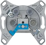 JULTEC JAD400TRSM 4-Port Multimedia Wall Socket TV/RADIO/SAT/MODEM 5-2400 MHz