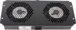 Rockstable 19" rack jahutuselement - jahutusventilaator - integreeritud ventilaator - teras - must - 1 tk - 1,56 kg (RS19-FT66)
