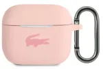 Lacoste Apple AirPods 3 vedelsilikoonist l&auml;ikiva tr&uuml;kiga logoga &uuml;mbris roosa