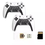 GameBox HY01 64-bit Retro 20K Game 4K HDMI Stick Console / Android Box with 2x Wireless Controllers White