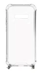 Evelatus Samsung Galaxy S10 Case with Rope Stripes Black Transparent