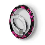 Crong Deluxe RING Holder - Magnetiline telefoni r&otilde;ngashoidik MagSafe (Pink Tortoise)