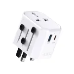 SBS TEADAPTUSBTCUNI Universaalne reisiadapter USB-C USB-A Valge