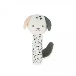 Kaloo Stimuli Soft Rattle Toy with Safe Mirror - Puppy Dog