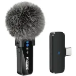 MOZOS MX2-SINGLE juhtmevaba rinnamikrofon telefonidele, 2,4 GHz, USB-C
