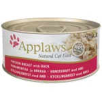 APPLAWS Natural Cat Food kana rinnaga ja pardiga - m&auml;rg kassitoit - 70g