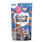 M&auml;rjad kassimaiused INABA Juicy Bites kana ja tuunikalaga 3 x 11 g kotikesed, teraviljavaba, valku 24%, niiskust 71%