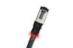 PatchSee PCI6-F/8 Cat6a F/UTP patch-kaabel 2,4 m, must