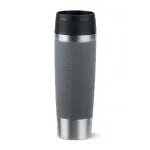 EMSA N2022300 Travel Mug Classic Grande termokruus, 500 ml, roostevaba teras/PP/silikoon, Quick Press kaas, hall