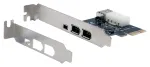 EXSYS EX-16600 PCI Express FireWire 1394a kaart 3+1 pordiga (VIA)